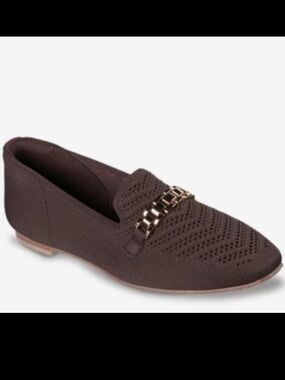 Skechers Cleo Snip Elegant Allure Loafer — Dark Brown womens size 9.5